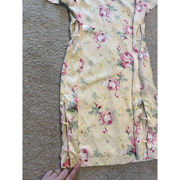 Zara Dress Womens Size Medium Mini Spring Floral Party Guest Feminine NEW NWT - Picture 9 of 16